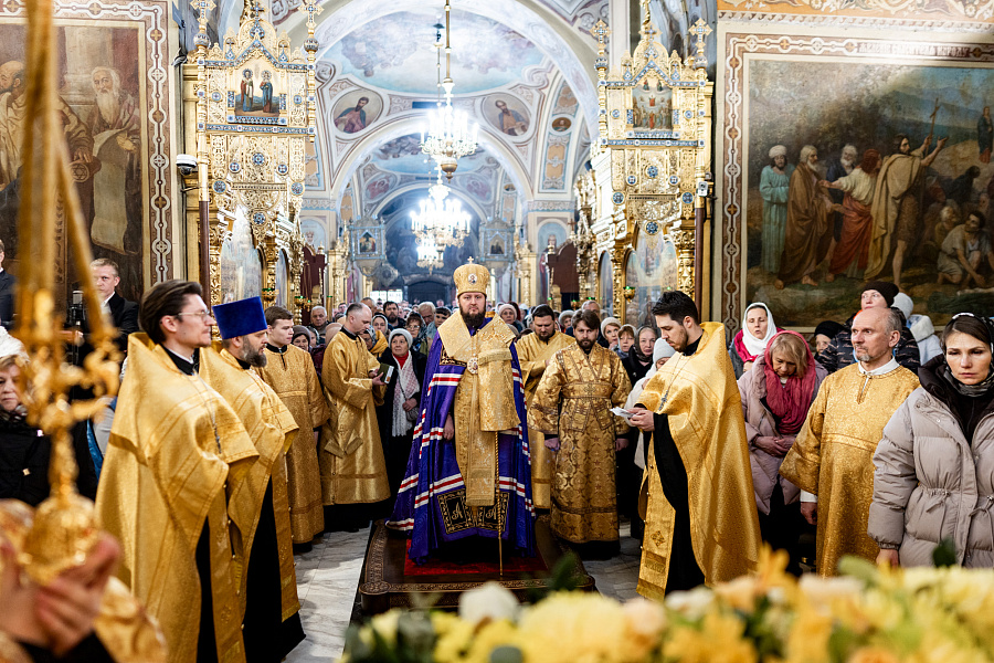 Молебное пение на новолетие в Троицком кафедральном соборе Подольска